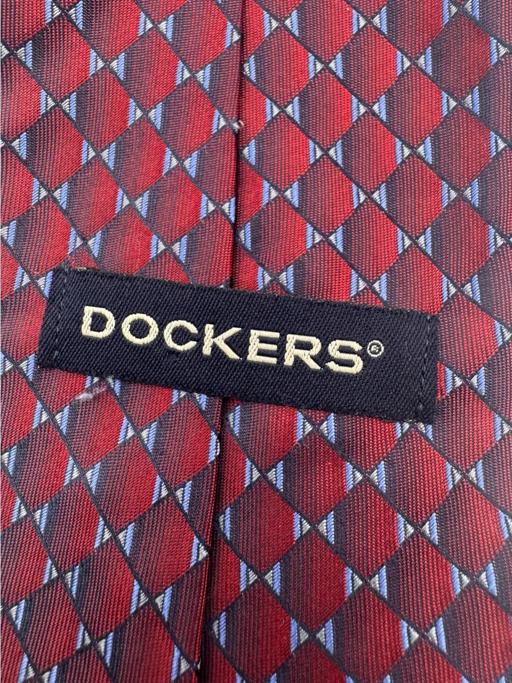 Dockers 100% Imported Silk Tie Made in USA